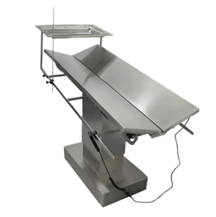PillarVet Electric V-Top Heated Veterinary Surgical Table with hydraulic lift