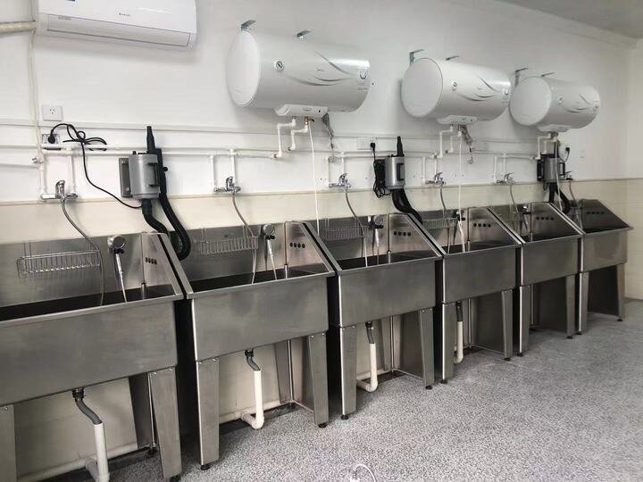 PillarVet Stainless Steel Bathing Tub