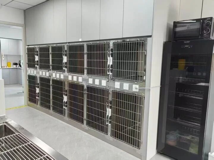 PillarVet Stainless Steel Modular Dog Kennels